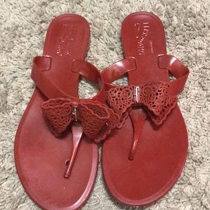 Ferragamo slippers DAMAGED ( read description)